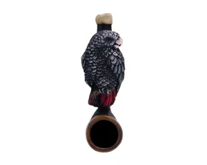 African Gray Parrot Handmade Tobacco Smoking Mini Hand Pipe Tropical Birds Pets - Picture 1 of 2