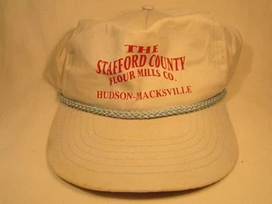 VINTAGE MÜTZE Herren Cap STAFFORD COUNTY MEHL MILLS Hudson, Kansas [Z5n] - Bild 1 von 4