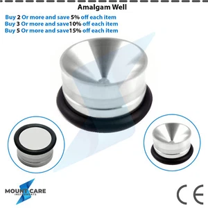 Dental Amalgam Mixing Bone Well Non-Slip Surgical Instruments Stainless Steel - Picture 1 of 7