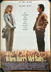 1989 When Harry Met Sally 27x39 Rolled Movie Poster - Picture 1 of 7