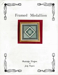 Framed Medallion ~ Westridge Designs - Jody Gergens 1984 Needlepoint Pattern - Picture 1 of 2