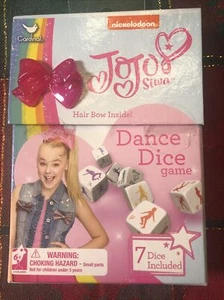 New Package Cardinal Games JoJo Siwa Dance Dice Game With Bow Sealed - Picture 1 of 3