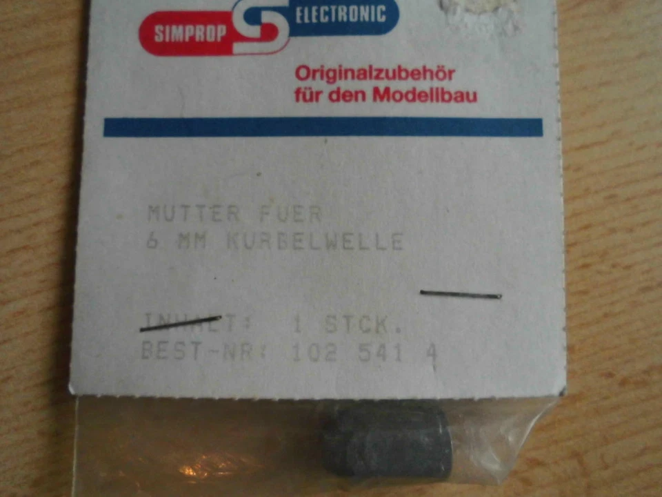 Simprop Mutter für 6 mm Kurbelwelle - Image 1 of 1