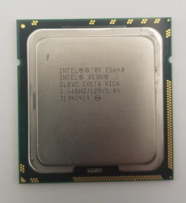 LOT OF 4 INTEL XEON E5640 2.66GHZ 12MB SLBVC LGA1366 PROCESSOR (OFFERS WELCOME) - Image 1 of 2