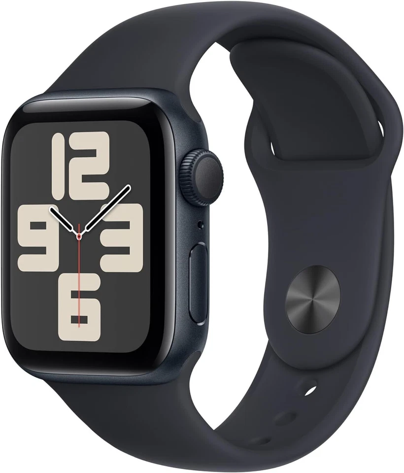 Apple Watch SE S/M 40mm Midnight Aluminum Case Midnight Sport Band - (MR9X3LL/A)