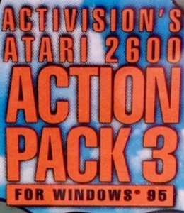 Activision Atari 2600 Action Pack 3 For Windows 95 12 Games From Past Free Ship - Picture 1 of 9