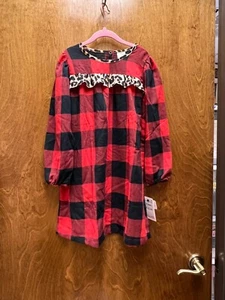 Kids NWT "Make & Merry blk/red/ pinafore type sleepwear. Size 7  Reg.$39.00" - Picture 1 of 1