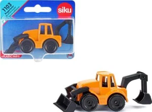 Retroexcavadora modelo diecast amarillo y negro de Siku - Imagen 1 de 2