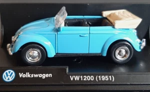 New Ray 1/43 Scale Diecast Volkswagen VW1200 1951 Baby Blue 1997 - Picture 1 of 15