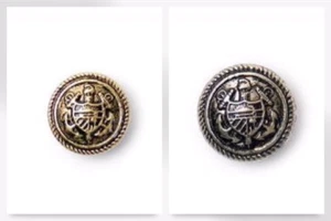 Crendon Military Style Crest Shank Buttons (2B556-M) - Picture 1 of 3