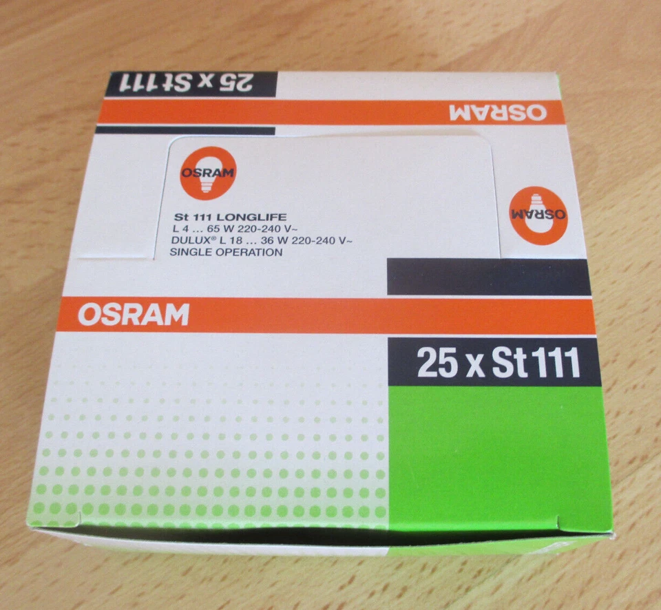 5st Starter OSRAM ST111 4...65w 80w Single