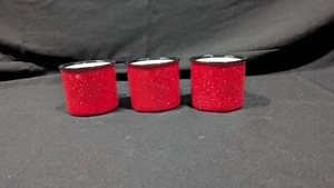 Ceramic Speckled Campfire Red Coffee Cup Mug M Ware 12oz Lot of 3 Mugs - Picture 1 of 5