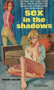 Sex in the Shadows by Randy Salem Vintage Lesbian Sleaze GGA Pulp Paperback Fine - Picture 1 of 1