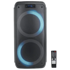 Norcent Dual 6,5" Tragbarer Party Bluetooth Lautsprecher mit Sound-aktivierten Lichtern - Bild 1 von 7