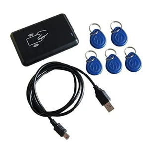 125khz ID Card Reader Writer RFID Copier Duplicater for Access Control+5 PCS - Picture 1 of 4