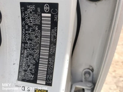 IGNITION SWITCH 2012-2018 TOYOTA PRIUS V - Image 1 of 4