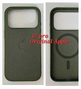 GENUINE Apple Techwoven Case w/ Magsafe for iPhone 17 Pro Max MGFD4LL/A - Green - Picture 1 of 5