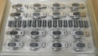 Elgin SSR-2888R Stainless Rocker Arms, BB Chevy/Ford, 1.80 Ratio, 7/16", W/Nuts - Image 1 of 3