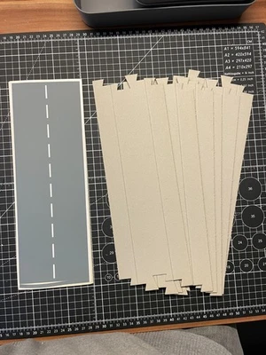 Faller car system 6 Fahrbahnteile gerade unbenutzt - Bild 1 von 2