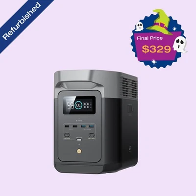 Central Eléctrica Portátil EcoFlow DELTA 2 1024Wh Certificada Reacondicionada, LiFePO4 Foto 1 de 4