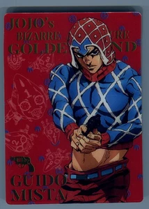 JoJo's Bizarre Adventure Wafer Card No.05 Guido Mista Japan Golden Wind Bandai - Picture 1 of 2