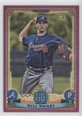 2019 Topps Gypsy Queen Mega Box Purple Kyle Wright #202 Rookie RC - Image 1 of 2