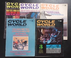 Vintage Lot of 5 Cycle World Magazine - 1970 - Bild 1 von 10