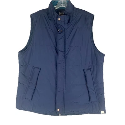 Nautica Jean Company Men’s Quilted  Zip Up Vest Blue Size XL - Image 1 of 4