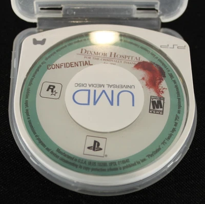 Sony PSP: Manhunt 2 Dixmor Hospital for the Criminally Insane DISC ONLY TESTED - Image 1 of 2