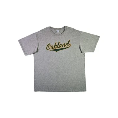 Vintage Oakland Athletics T-shirt XL Gray MLB Sportswear Athletic Apparel Unisex - Image 1 of 4