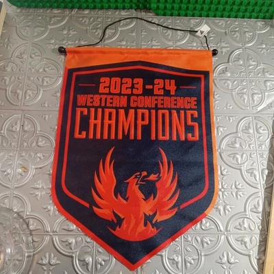 Coachella Valley Firebirds AHL 23-24 Western Conference Champions Flag - Image 1 of 4