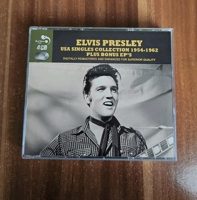 Elvis Presley - USA Singles Collection 1954 - 1962 Plus Bonus EP's - 4 CD Box  - Bild 1 von 4