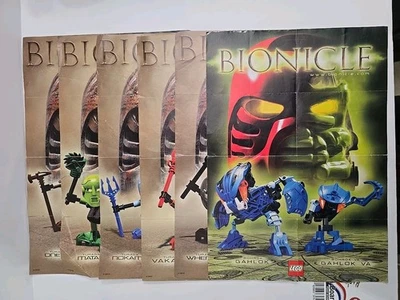 6 BIONICLE INSTRUCTIONS ONLY  4159412 4159407 4159410 4159409 4159408 4172764 - Image 1 of 4