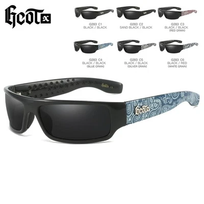 HONEY JOE Polarisierte Kult Sonnenbrille Chicano Style UV400 Biker Optik Westküste Hip Hop