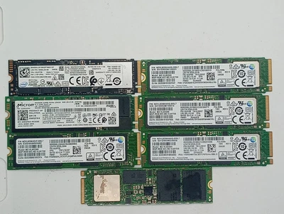 Lote de 7 SSD Mix Fast 256GB (7) para notebooks testados - Imagem 1 de 3