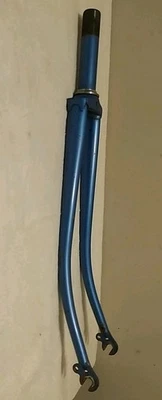 Vintage Nishiki Sport Road Bike Fork for 27" Wheel 1" Threaded Short Steer Tube  - Image 1 of 4