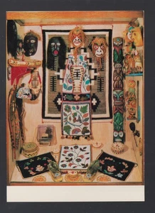 Karl May und Indianer sehr schöne Postkarte aus 1987  "Waldland Westküste" - Picture 1 of 2