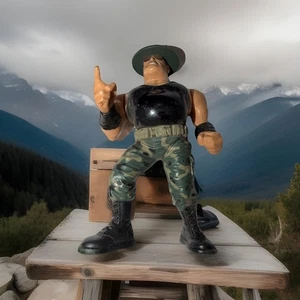Figura de lucha libre Sgt Slaughter WWF Hasbro Working Action Titan 1991 de colección - Imagen 1 de 4