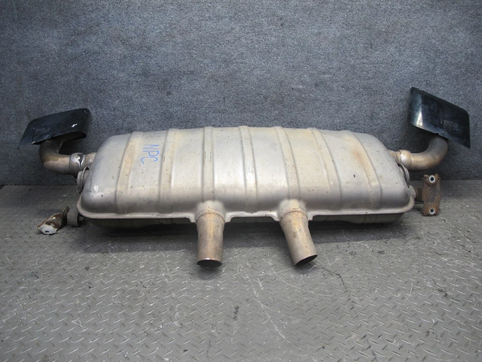 Silenciador de escape doble sin turbo Porsche Cayenne S 958 2011-2014 4,8 L con puntas Foto 1 de 4