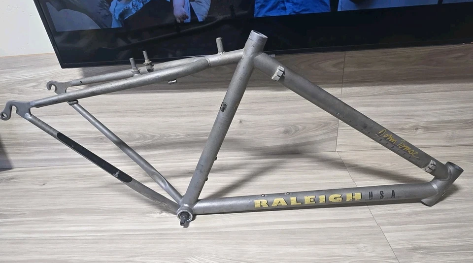 Raleigh John Tomac Titanium Bike Frame 18 Inch USA Made - Image 1 of 4