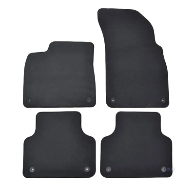 Floor Car Mats For Audi Q7 2015-2022 Full Set Anthracit OEM Quality - Image 1 of 4