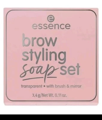 ESSENCE Brow Styling Soap Set 3.4g - Transparent Eyebrow Laminate Wax with Brush - Image 1 of 2