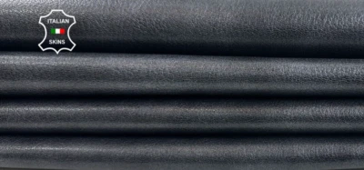 GREY PEARLIZED DISTRESSED ROUGH Thick Goatskin Leather 2 skins 9sqf 1.0mm# C3920 - Image 1 of 4