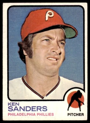 1973 Topps- Ken Sanders Baseball Cards #246 - Image 1 of 2
