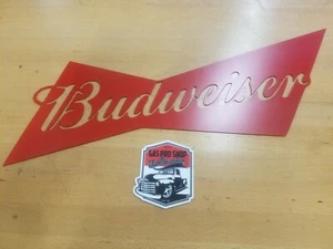 Budweiser Metal Wall Art Plasma Cut Home Decor Gift Idea Bud Light - Picture 1 of 1