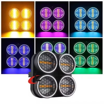 4X50W DMX COB Audience Retro Effect LED Blinder Par Light for Theater Stage - Image 1 of 4