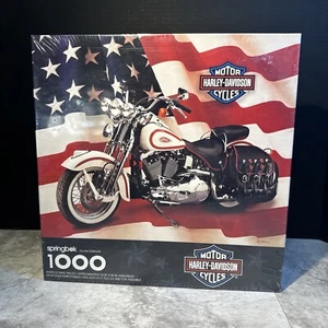 Harley Davidson 1998 Motorrad Springbock Puzzle 1000 Teile Neu Versiegelt - Bild 1 von 9