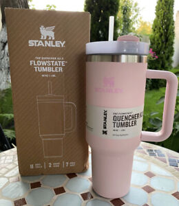 40oz 1.1litre Stanley Cup Quencher Light Pink Insulated Cup