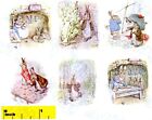 DOLLSHOUSE Miniature  Beatrix Potter Benjamin Bunny  Print  Set  - CDHM  1:12