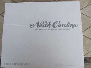 NC-12   1994 North Carolina  State Duck Stamp Print   OFFER  #NC12BT12DSS - Picture 1 of 2